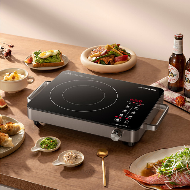 Induction Cooker Electric Ceramic Stove 2200W High Power Household Low  Radiation Rotating Temperature Control Hot Plate Cooker - AliExpress
